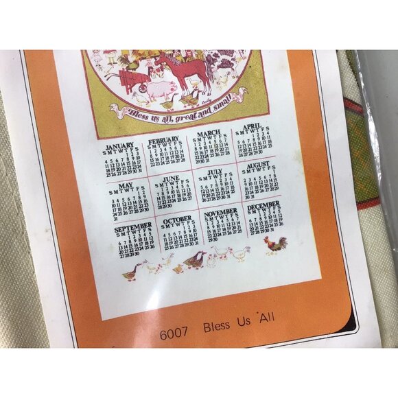 Vintage Hanging Calendar 1987 Barth & Dreyfuss California NEW - Picture 6 of 8